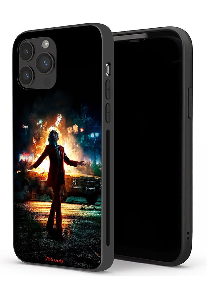 Tolwak Apple iPhone 13 Pro Max Protective Case Joker Happy Mode - Image 1