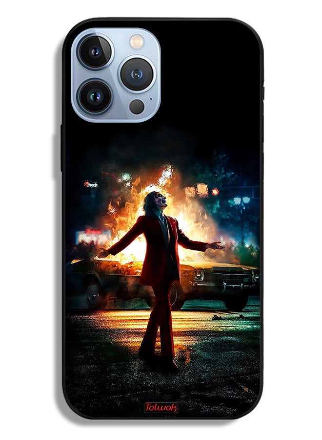 Tolwak Apple iPhone 13 Pro Max Protective Case Joker Happy Mode - Image 2