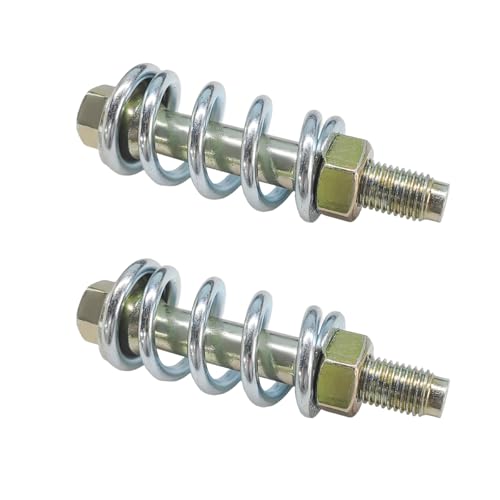 DXNQ 2 PCS Exhaust Bolt and Spring Automotive Premium Grade Exhaust Spring Screw with Nut Universal Exhaust Spring Bolt Suitable for Cars Trucks and SUVs Car Accessories Copper - Image 1