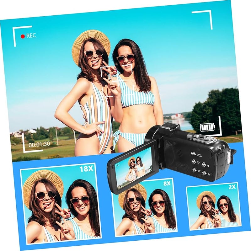 Jojofuny High Definition Digital Camera For Vlogging Compact Lightweight Design - Image 3