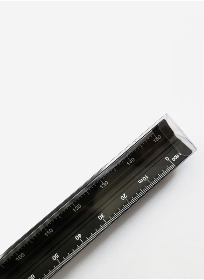 Generic - ign and DecThree-sided Ruler,Centimetre Large Scale,Drafting Ruler,Suitable for Architectural Design and Decorationoration - Image 1