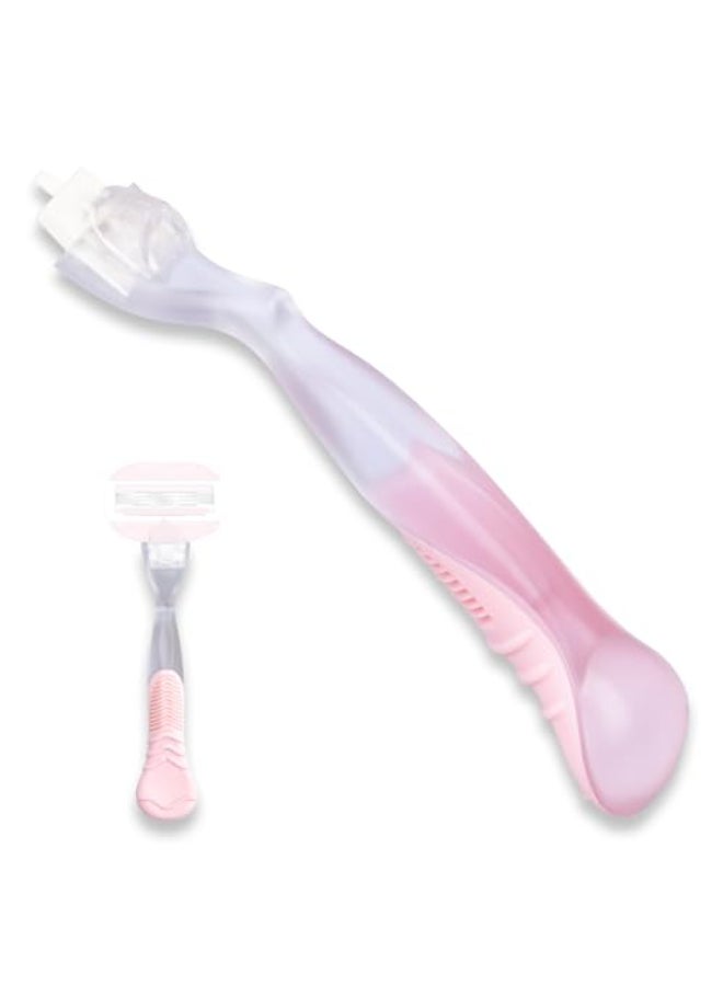 VANEST Replacement Handle Compatible with Gillette Venus Comfort Glide Razor Handle Nonslip Ergonomic Handles for Women Pink - Image 1