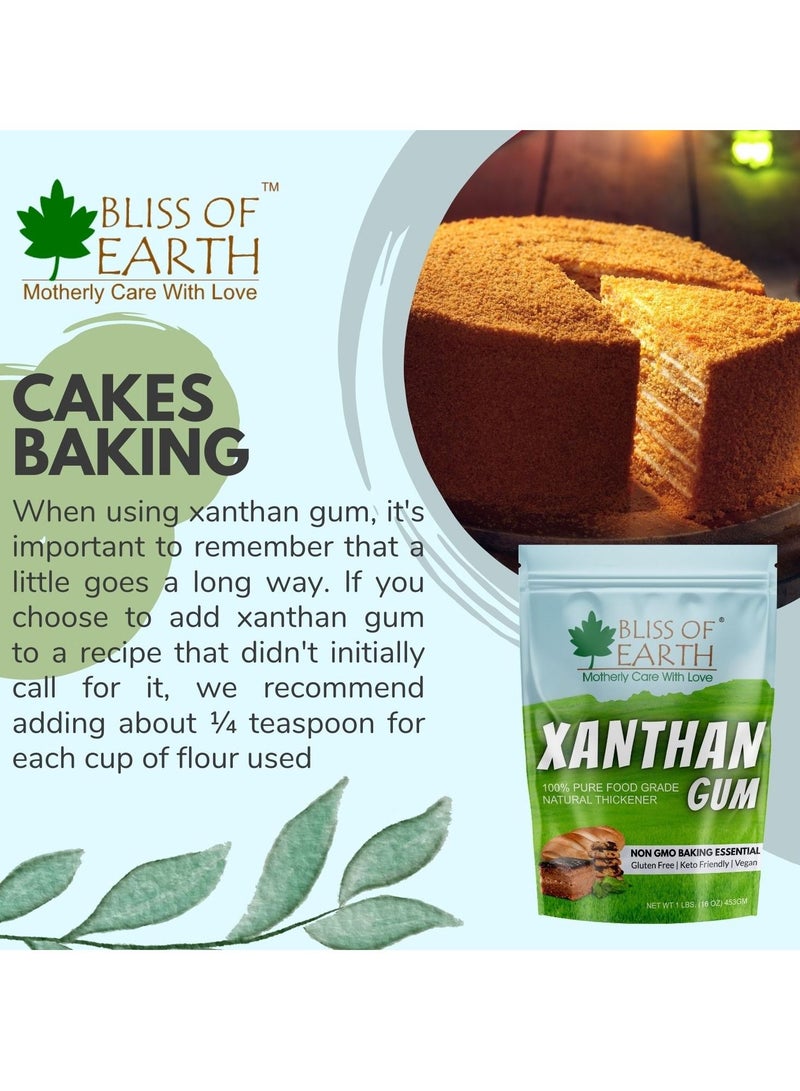 Bliss of Earth Xanthan Gum Powder 100% Pure Food Grade Natural Thickener Gluten Free, Keto Friendly, Vegan 907GM - Image 5