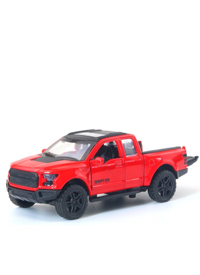 Chenghai Boxed Toys Children's Alloy Car Model Car Model Toy Car Simulation Alloy Sports Car Boys-Color:86 [Red] Fute F150 Pickup Truck (YZ37988) Window Box  - Image 1