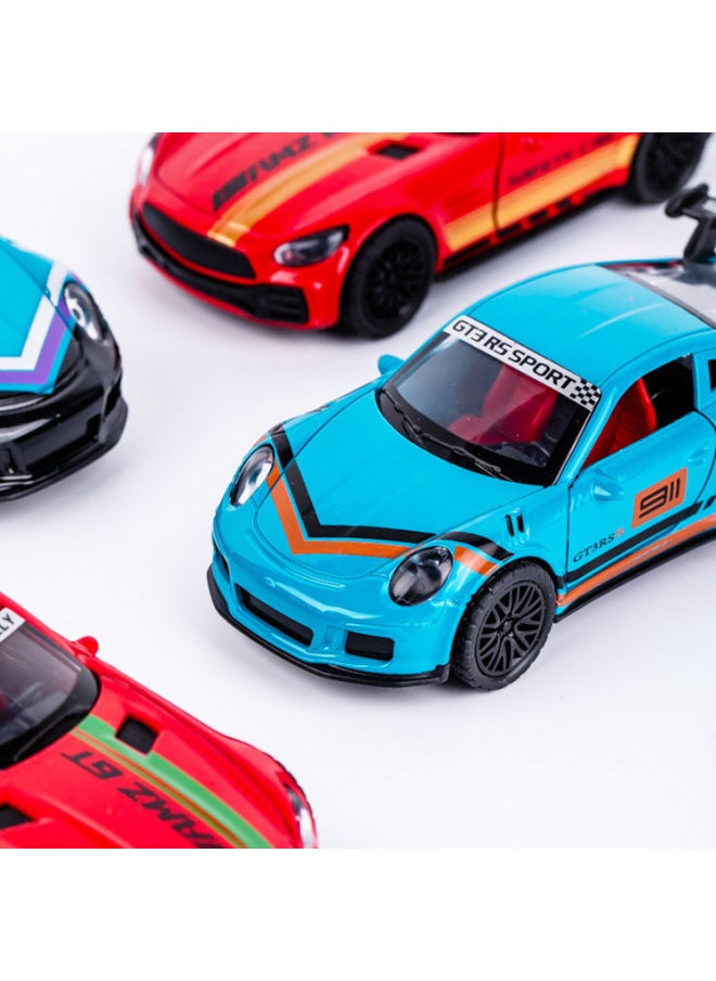 Chenghai Boxed Toys Children's Alloy Car Model Car Model Toy Car Simulation Alloy Sports Car Boys-Color:86 [Red] Fute F150 Pickup Truck (YZ37988) Window Box  - Image 5