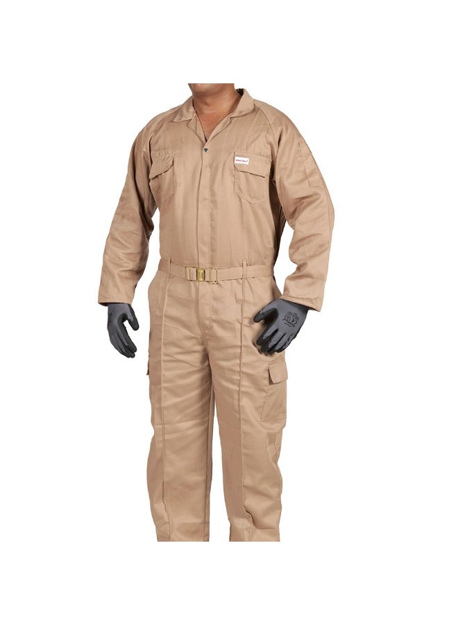 Vaultex 1BV 190GSM Twill Coverall, Beige, Small - Image 3