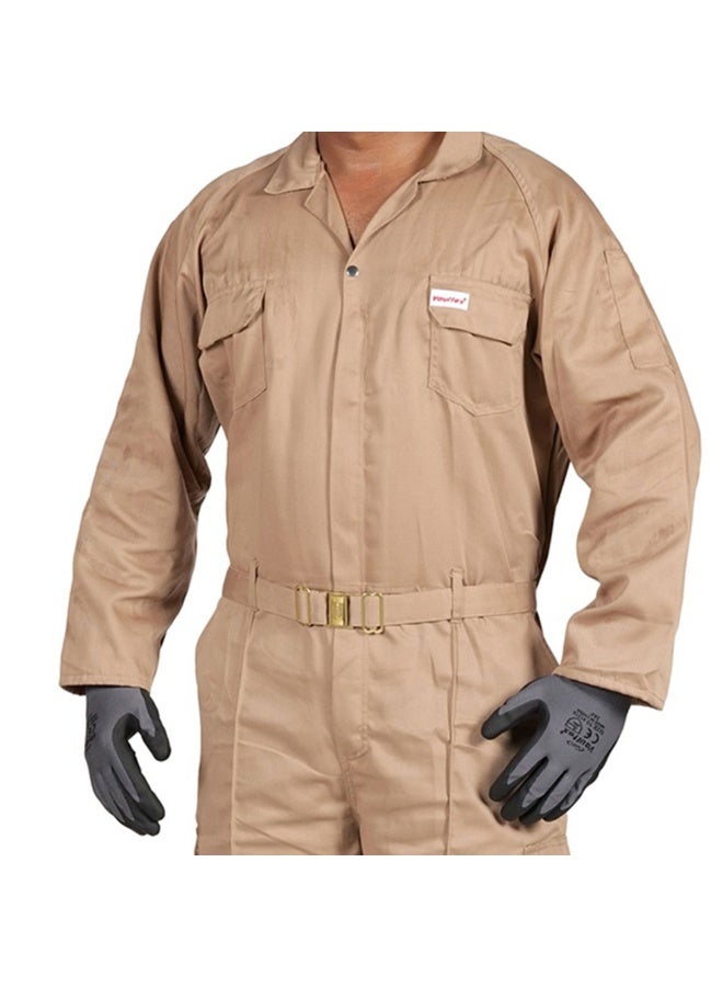 Vaultex 1BV 190GSM Twill Coverall, Beige, Small - Image 2