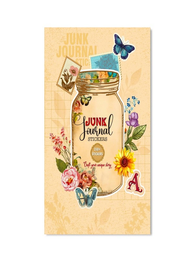 Doodle Sticker Book for Journal with 350+ Vintage Stickers | Perfect for Journaling, Scrapbook Projects, Décor & Page Decoration | A5 Book with 10 Pages - Image 2