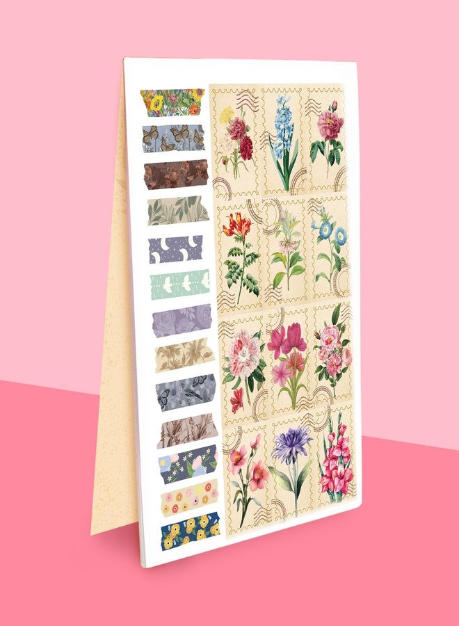 Doodle Sticker Book for Journal with 350+ Vintage Stickers | Perfect for Journaling, Scrapbook Projects, Décor & Page Decoration | A5 Book with 10 Pages - Image 3