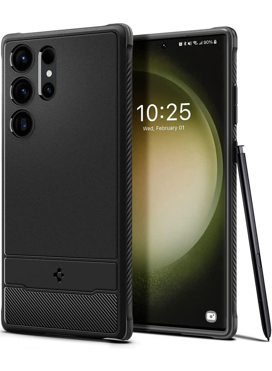 spigen Spigen Rugged Armor For Samsung Galaxy S23 Ultra Case Z6811E16CAC084A2E54ADZ