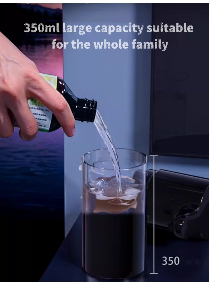 Intelligent Induction Automatic Hand Soap Dispenser, Household Wall Mounted Soap Dispenser Obsidian Black Foam - Image 3