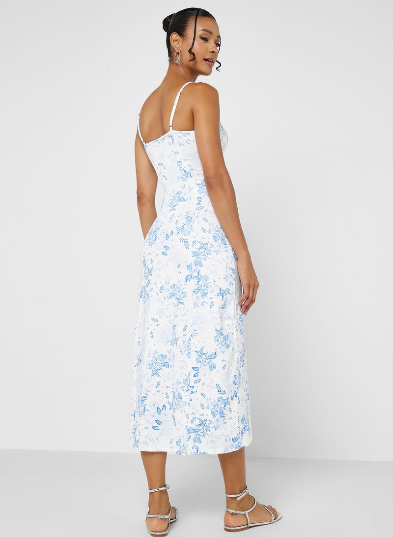 Ginger Floral Lace Trim Dress  - Image 2