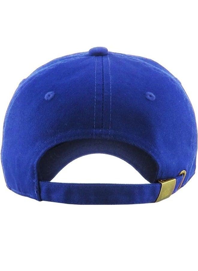 SARAOONT 100% Cotton Blue Baseball Dad Cap - Adjustable Size Hat for Running, Workouts, and Outdoor Activities - Baseball Cap for Men and Women - Image 2