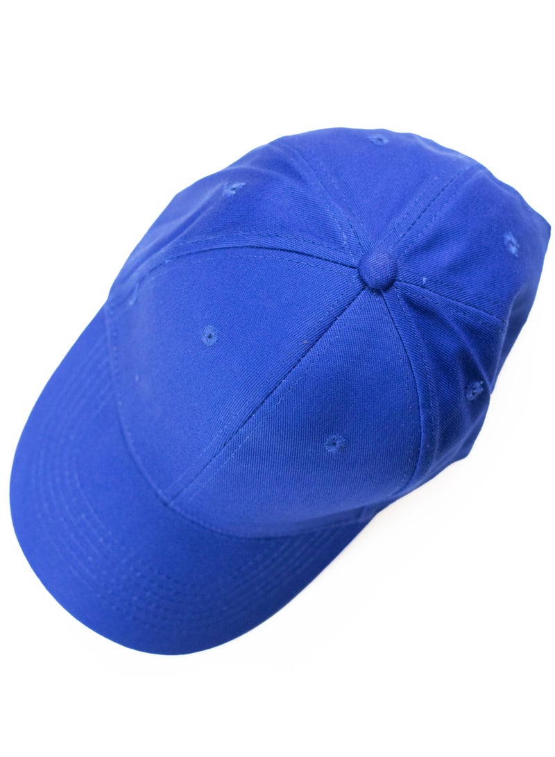 SARAOONT 100% Cotton Blue Baseball Dad Cap - Adjustable Size Hat for Running, Workouts, and Outdoor Activities - Baseball Cap for Men and Women - Image 4