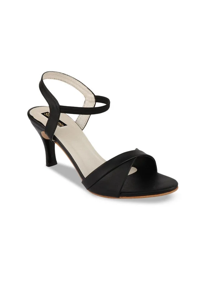 شوتوبيا Shoetopia Girls Open Toe Kitten Heels With Backstrap