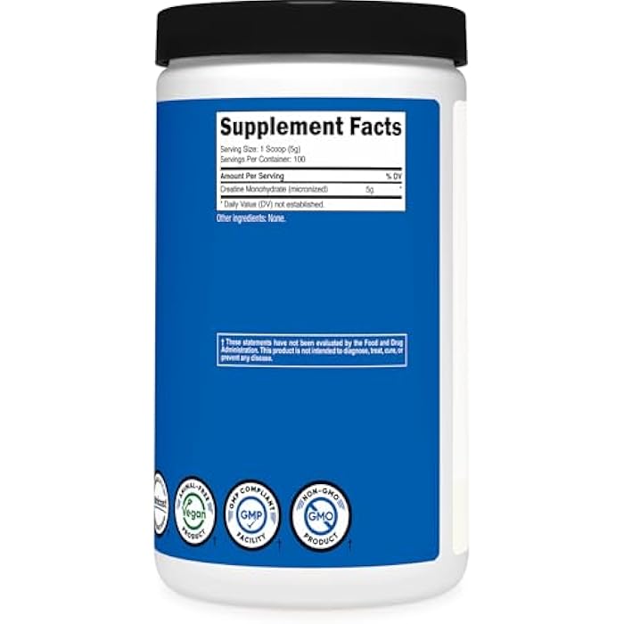 Nutricost مسحوق كرياتين مونوهيدرات ميكرونيزيد من نوتريكوست 500 جرام، 5000 ملغ لكل حصة (5 جرام) - 100 حصة، 17.9 أونصة - Image 5