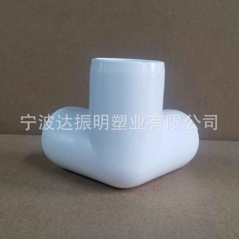 Schedule40 Furniture Grade Three-Dimensional Tee Pvc Pipe Fittings Pvc Three-Way Porcelain White Fittings - Image 3