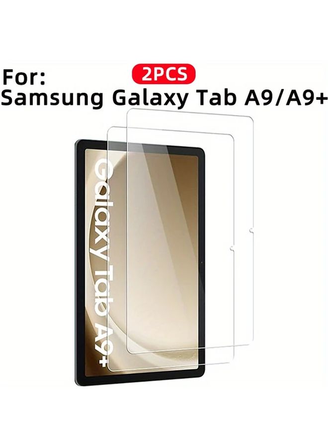 Tempered Glass Screen Protector For Galaxy Tab A9 Plus 9H Hardness Glossy Finish - Image 1