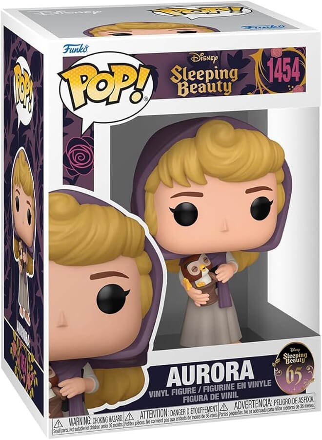Funko Pop! Cartoon Animation: Disney - Sleeping Beauty 65th - Aurora with Owl #1454