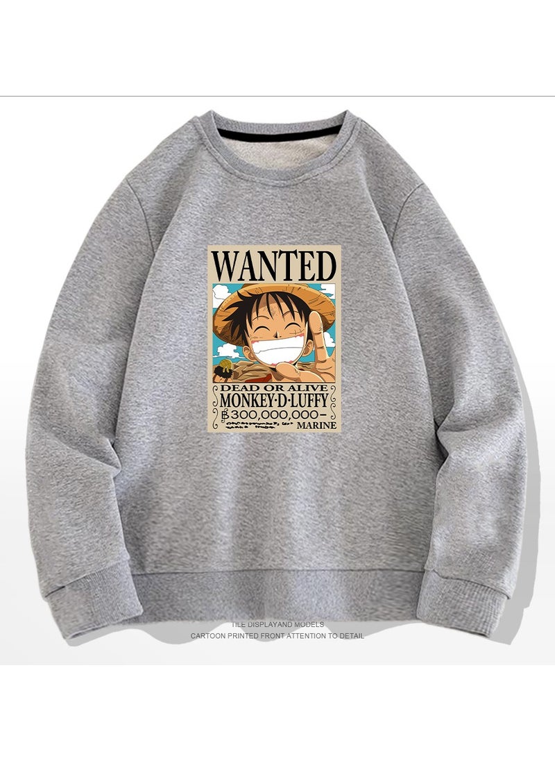 KUYING New One Piece Casual Loose Round Neck Hoodie  - Image 1