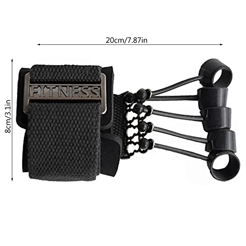 AMIFIT Finger Gripper Strength Trainer | Hand Exerciser Yoga Resistance Bands Finger Flexion And Extension Training Device | Finger Force Grip Device (Finger Gripper),Silicone - Image 3