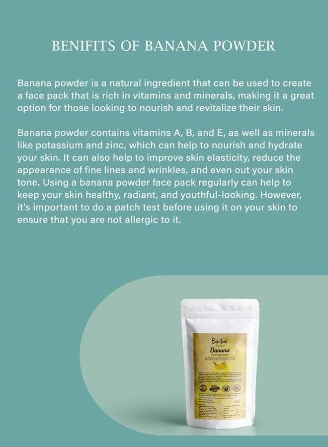 Bindian مسحوق الموز الهندي للرجال والنساء | مسحوق قناع الوجه الطبيعي (50 غرام) - Image 5