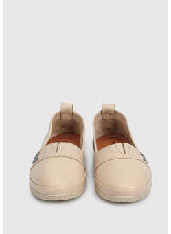 eclipse Beige Leather Women's Shoes  - Image 2