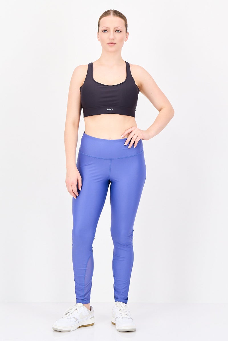 PUMA Women Lightly Padded Running Sports Bra, Dark Grey - Image 2