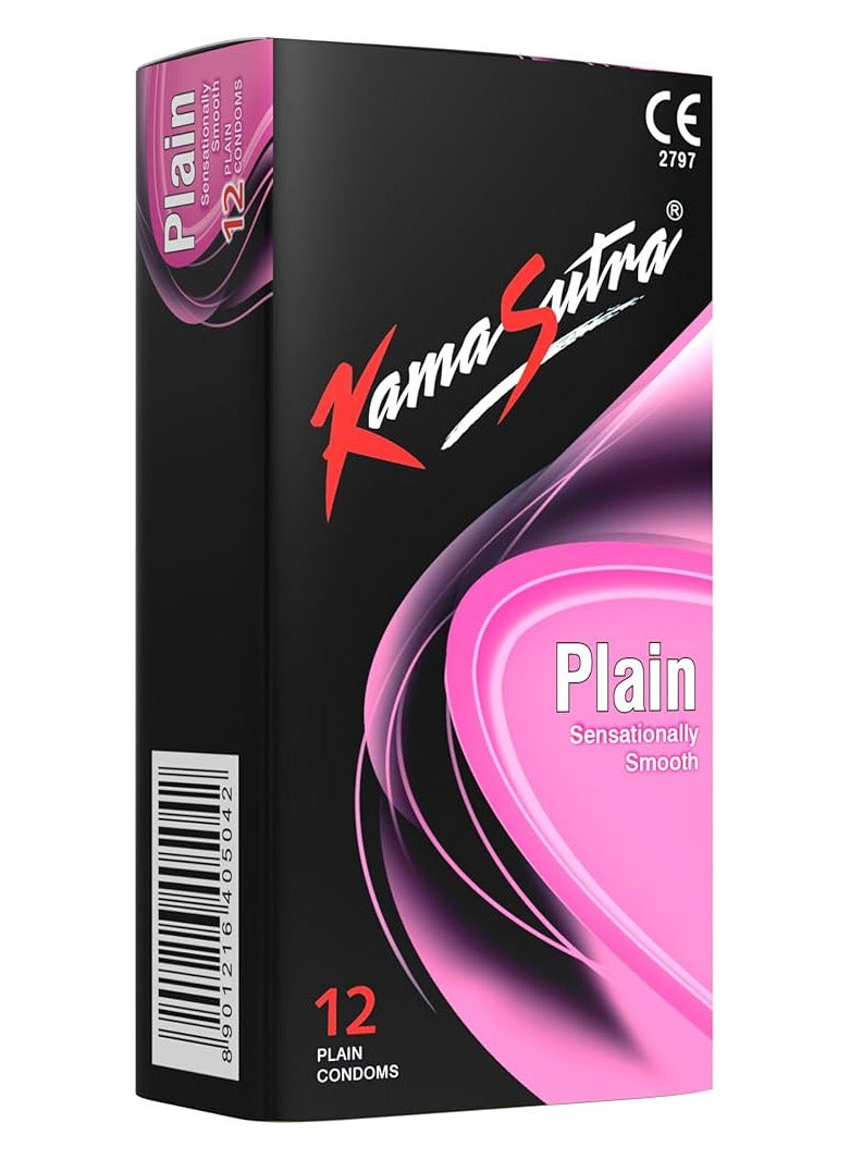 KAMASUTRA Plain Condoms Pack Of 12