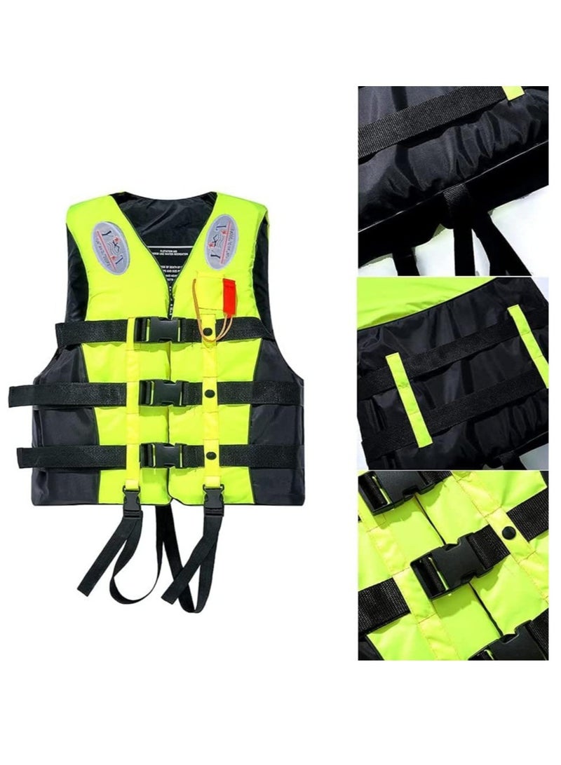 REBENUO Swimming jacket, latest style, safety jackets, size Large (phosphorus) - Image 3