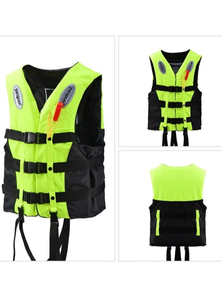 REBENUO Swimming jacket, latest style, safety jackets, size Large (phosphorus) - Image 2