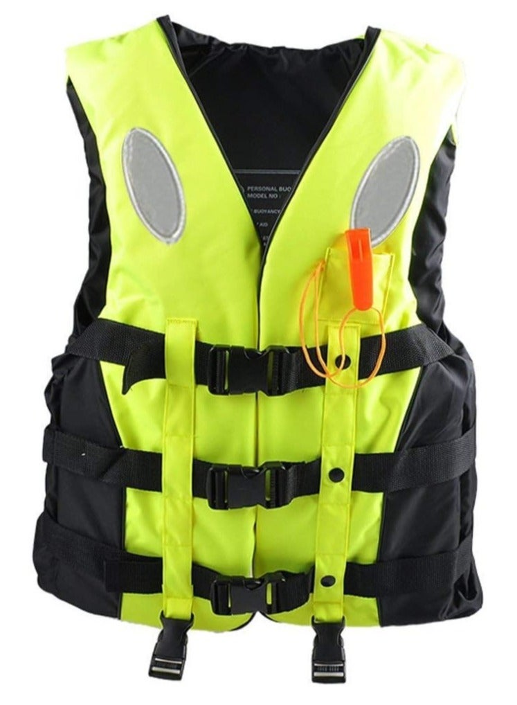 REBENUO Swimming jacket, latest style, safety jackets, size Large (phosphorus) - Image 1