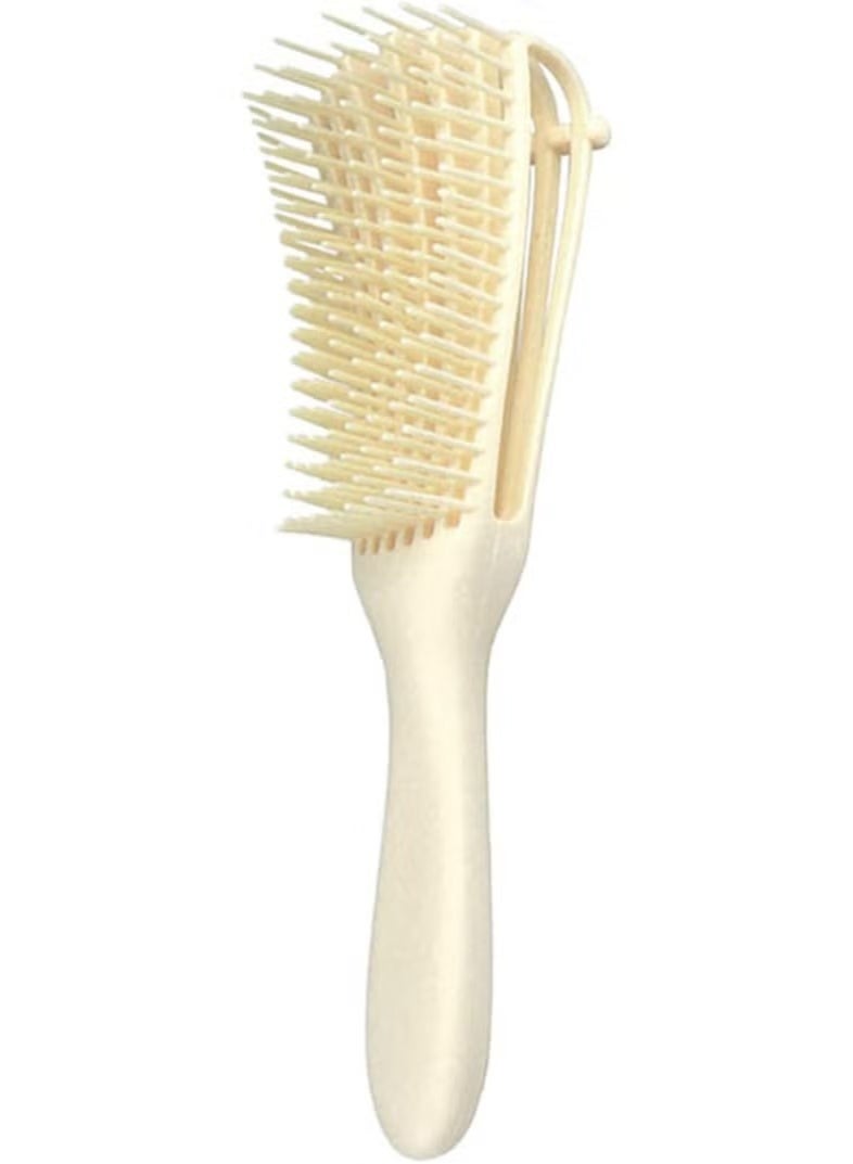 ORiTi Flexi Detangling Brush 4c Hair Detangler Brush for Curly Hair Wet Thick Hair, Beige - Image 2