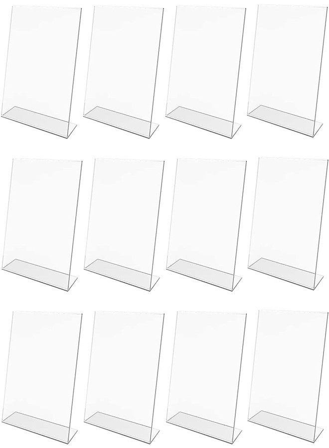CPI 4 X 6 Inch (A6) Acrylic Bar code standee, QR Code L Shape Perfect for Restaurants, Promotions, Tent Card Paper Holder Photo Frames for BHIM, PHONEPE, GOOGLE Pay Stand (Transparent, Set of 12) - Image 1