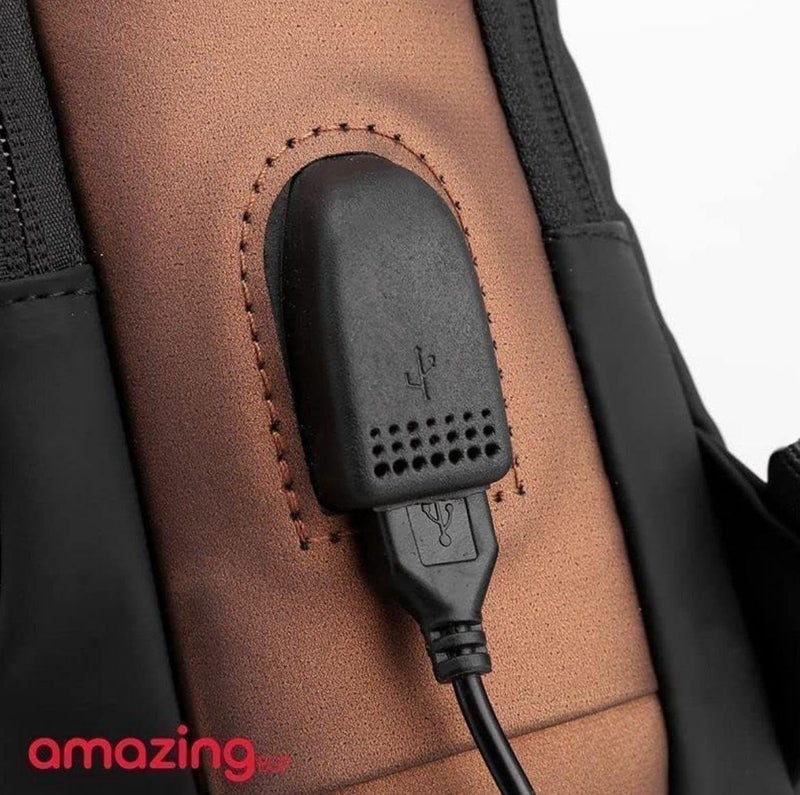 Smart Anti-Theft Backpack with Security Lock and Password with USB Charging – Waterproof Multi-Pocket Backpack for Laptop, Travel, Work, College and Daily Use – Modern Multicolor Design
