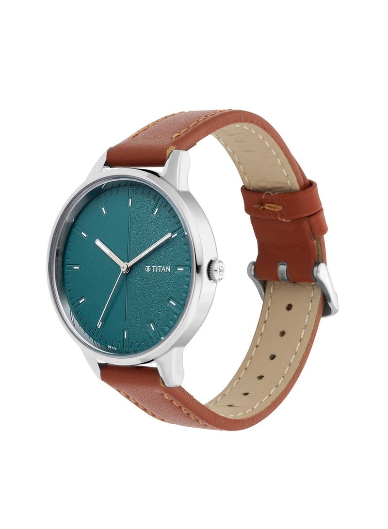 TITAN ساعة يد جلدية تناظرية 2648SL01 - Image 2
