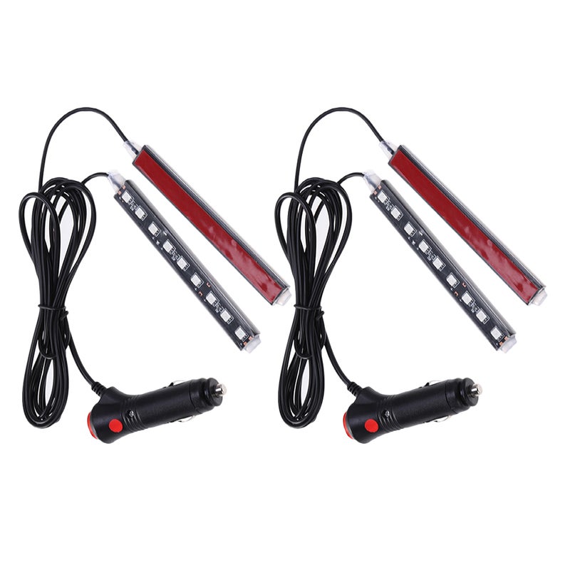 2PCS Footwell Lights Single Color Interior Footwell Lighting Strips Light Strips for Foot Interior Accessories - Image 5