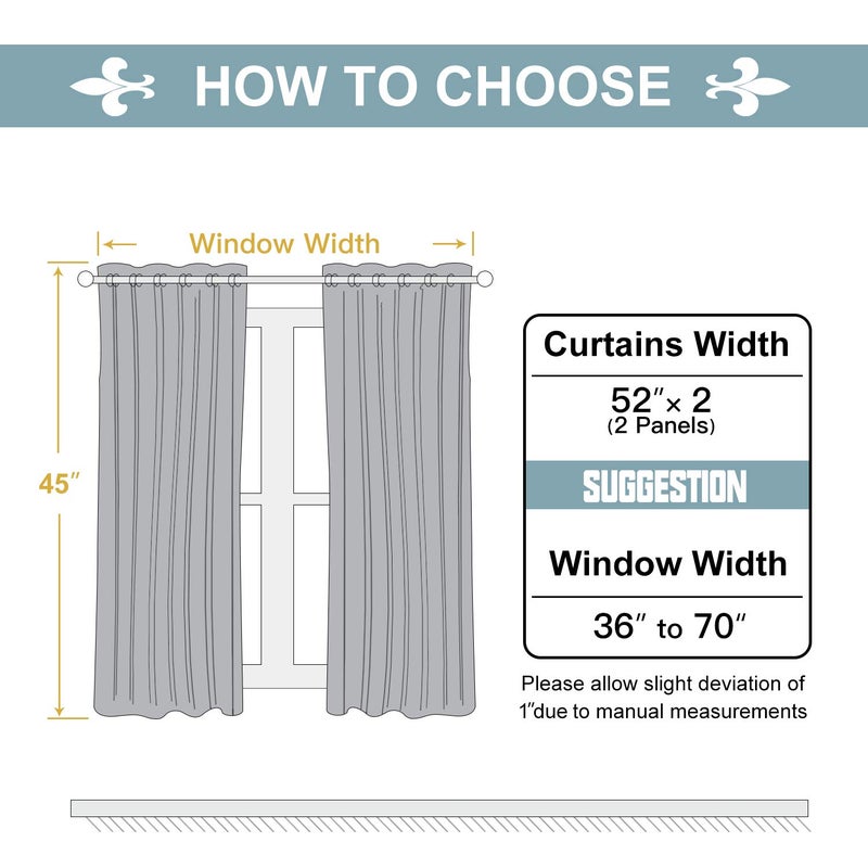 ChrisDowa Grommet Blackout Curtains for Bedroom and Living Room - 2 Panels Set Thermal Insulated Room Darkening Curtains (Royal Purple  52W x 45L) - Image 5