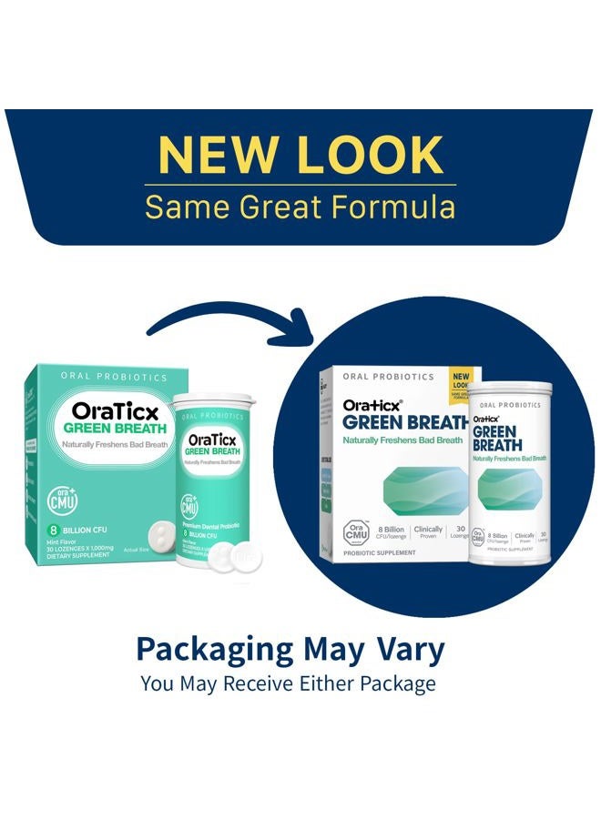 OraTicx Oral Probiotics for Bad Breath | 8 Billion CFU Unique Dental Probiotic | Freshens Breath Naturally | Supports Oral Health and Immunity | Fresh Mint Flavour | 30 - Image 2