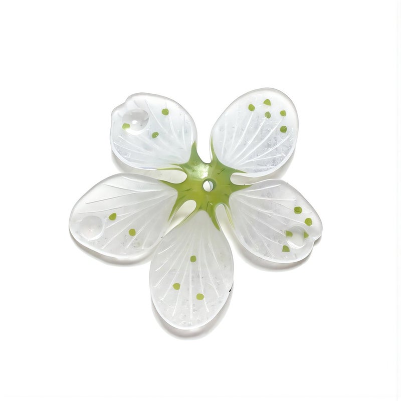 Beginner Friendly DIY Craft Kit Plum Blossom Beads for New Craft Lover - Image 1