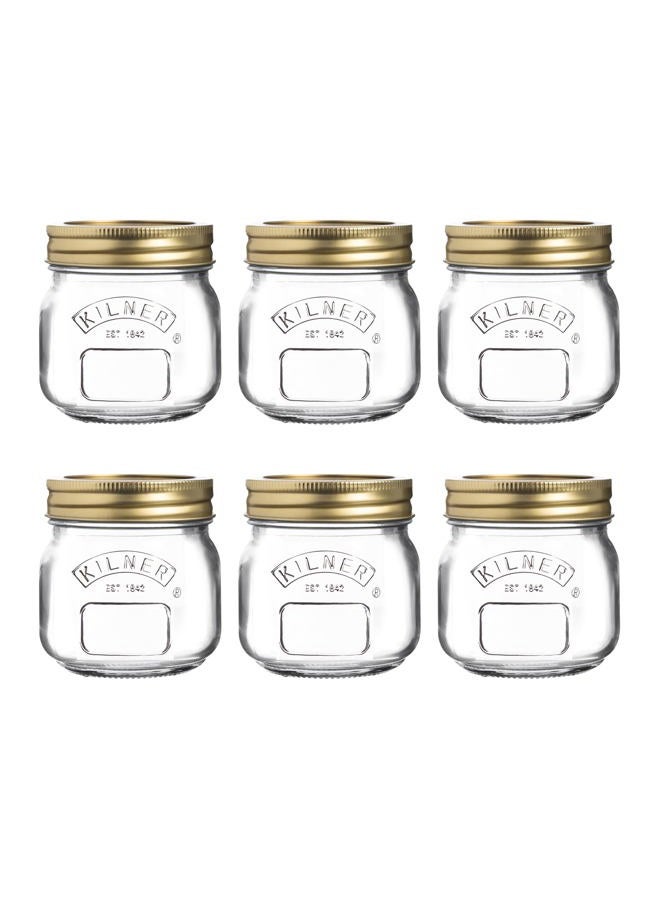 Kilner ® Tray of 6 0.25 Litre Preserve Jars - Image 2