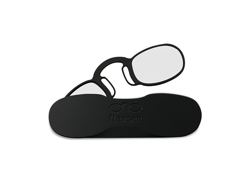 Flexsee Black Round Gravity Ready Reading Glasses Power 1.5 - Image 3