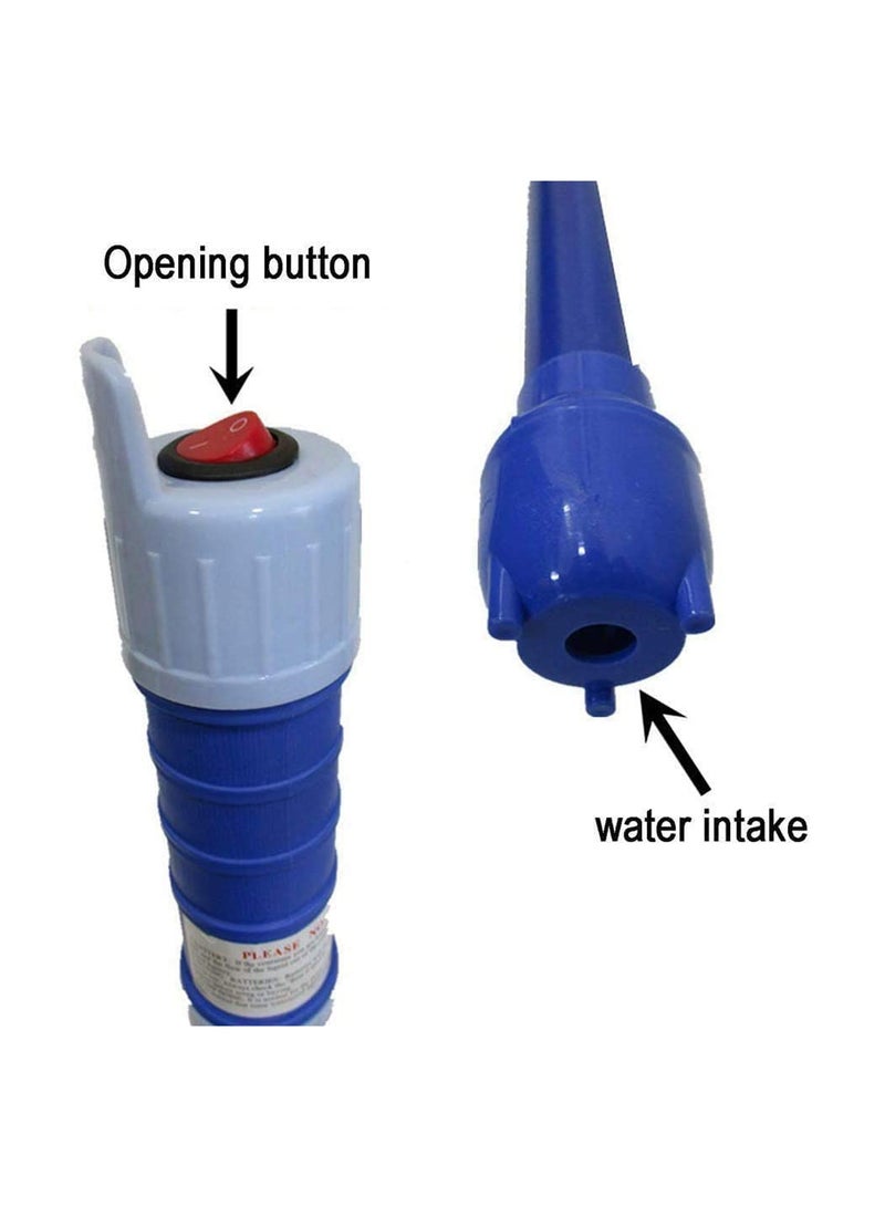SYOSI Portable Handheld Electric Siphon Pump for Gas Oil Water Fish Tank Battery Power  - Image 2