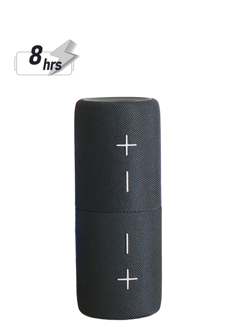Steepletone - SPLIT Bluetooth Speaker Transforms 1 into 2 Speakers Portable Rechargeable IPX5 TWS Stereo (Black) - Image 1