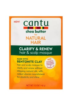 Cantu Clarify & Renew Hair & Scalp Masque 42g