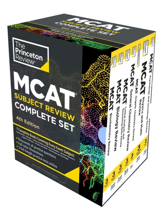 Princeton Review MCAT Subject Review Complete Box Set 4th Edition - Paperback