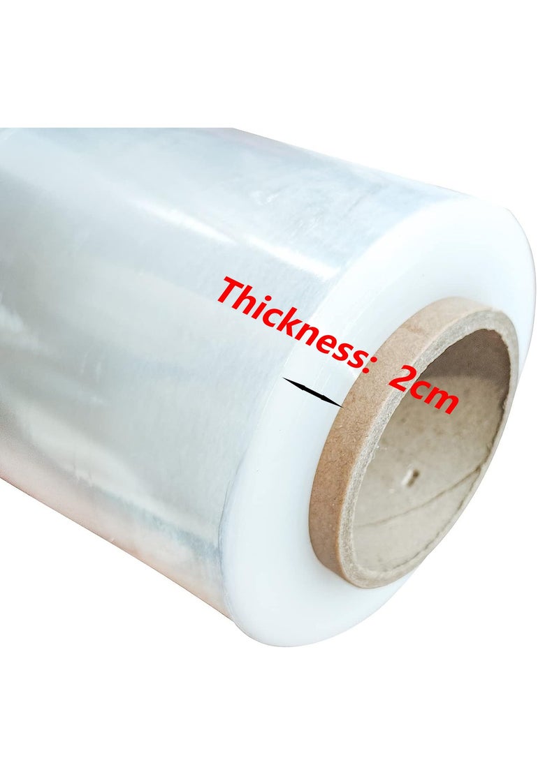 SUNRISE - Stretch Wrap Industrial Strength 6 Rolls Extra Thick 3KG Shrink Wrap Roll for Moving Supplies, Furniture, Pallets, Plastic Wrap for Packing, Heavy Duty Stretch Film - Image 1