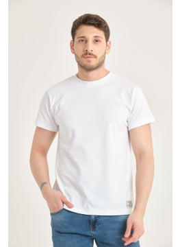 Four Man 2 Pieces Men's 100% Cotton Standard Pattern Non-Wrinkle Plain Color Basic T-Shirt  - Image 2