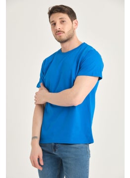 Four Man 2 Pieces Men's 100% Cotton Standard Pattern Non-Wrinkle Plain Color Basic T-Shirt  - Image 3