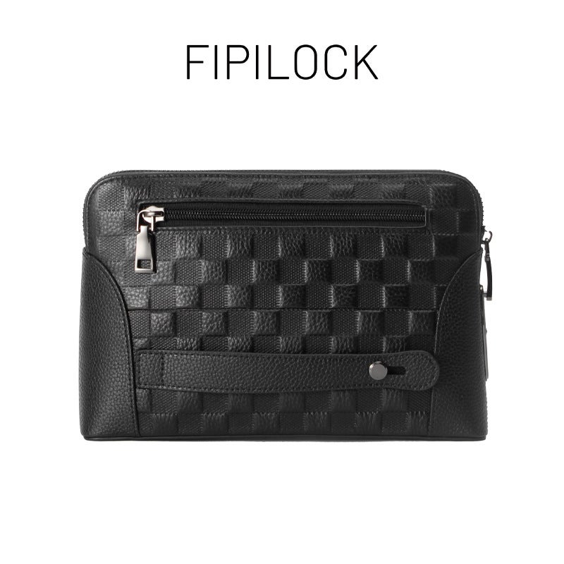 Fipilock Anti - Theft Fingerprint Lock Bag Leather Handbag - Image 5